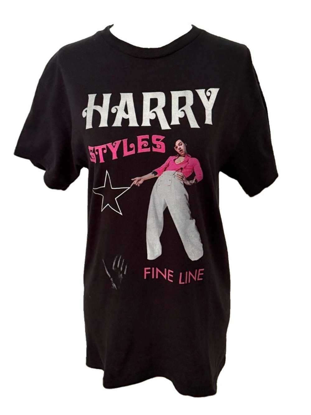 Harry Styles Fine Line Concert Tour Tee Shirt Size Small S Black Music Festival